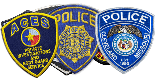 Police Embroidered Patches