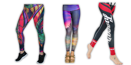 SUBLIMATED LEGGING ARE AFFORDABLE!
